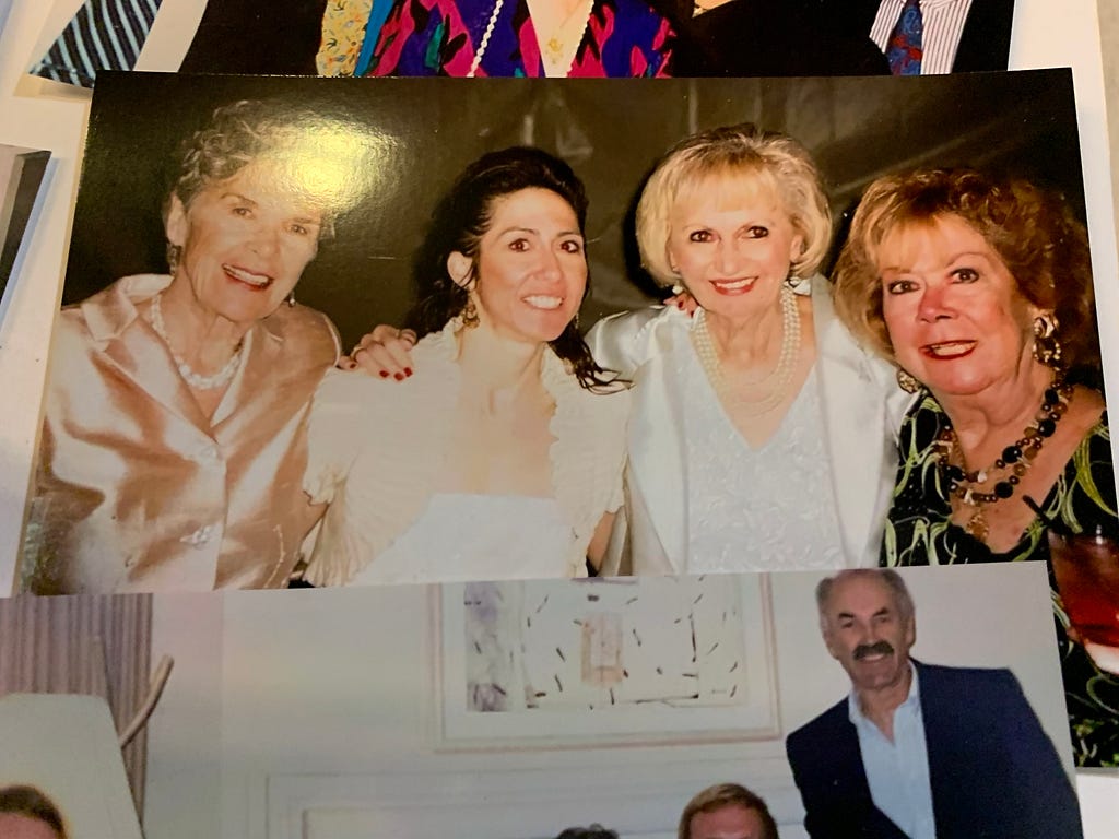 Kathie Brady, Kathleen McCormack, Cathy Yonke, and Millie McCormack