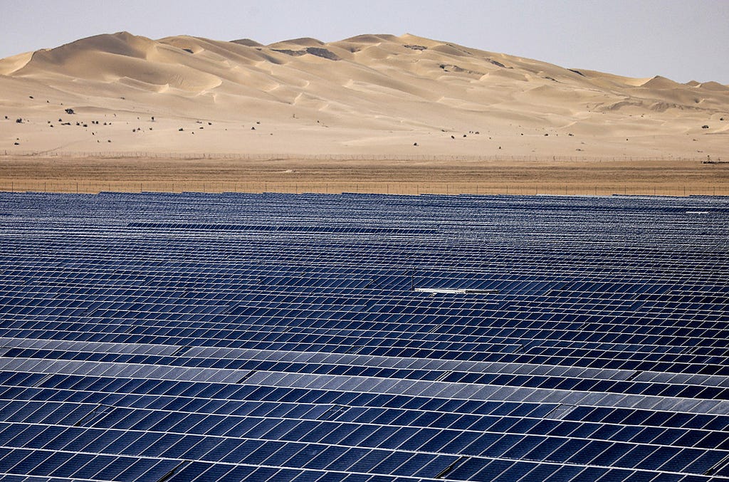 Desert and Photovoltaic