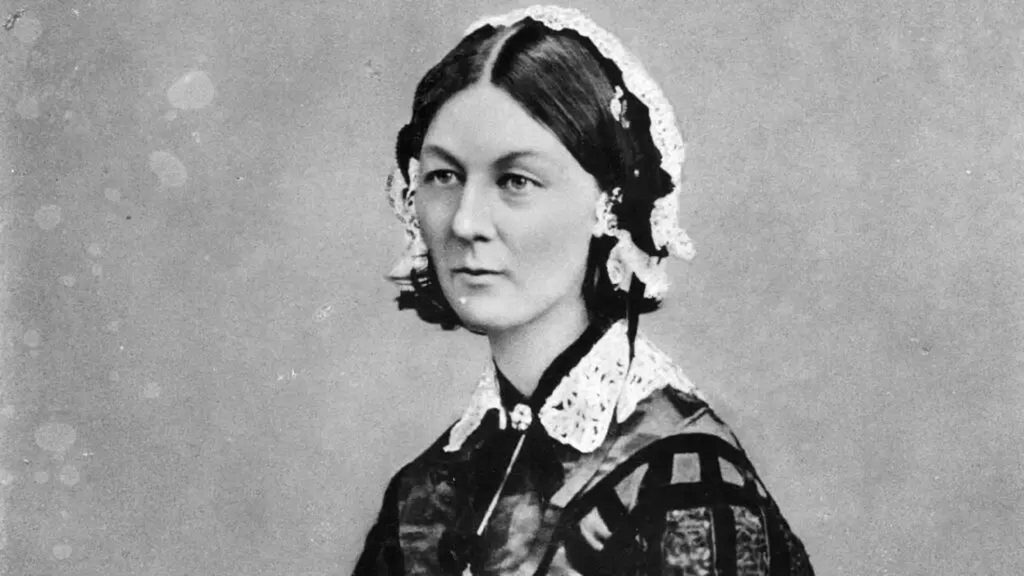 Foto da enfermeira Florence Nightingale