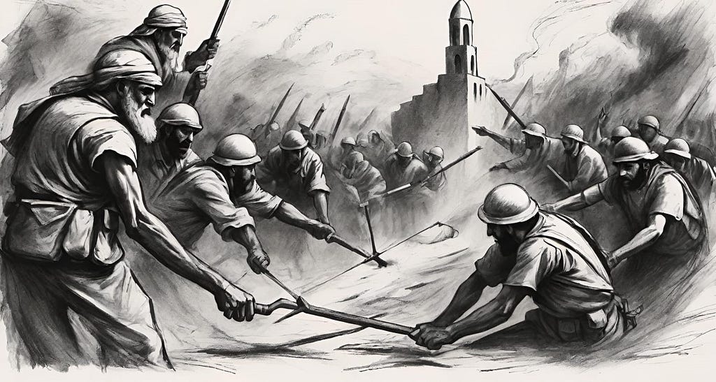 men at war