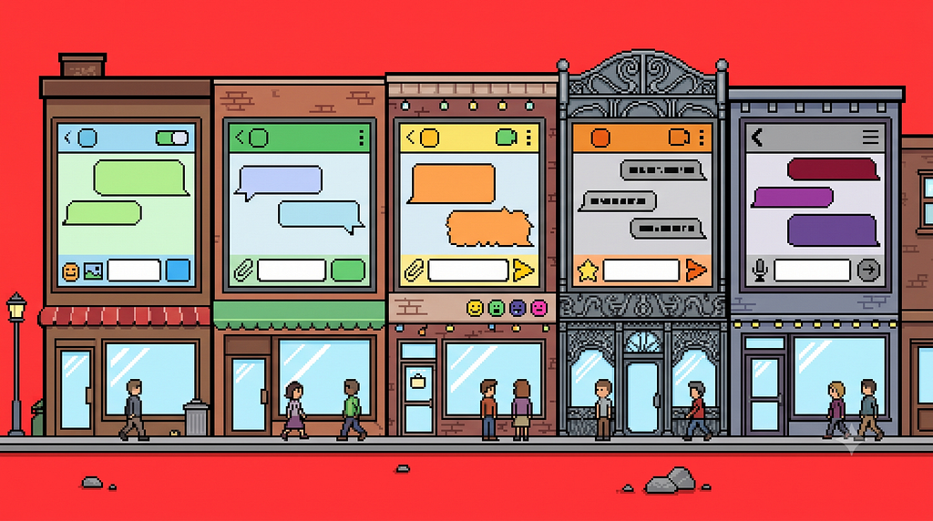 Every vendor has invented its own gestures — the proprietary web, rebuilt for AI.