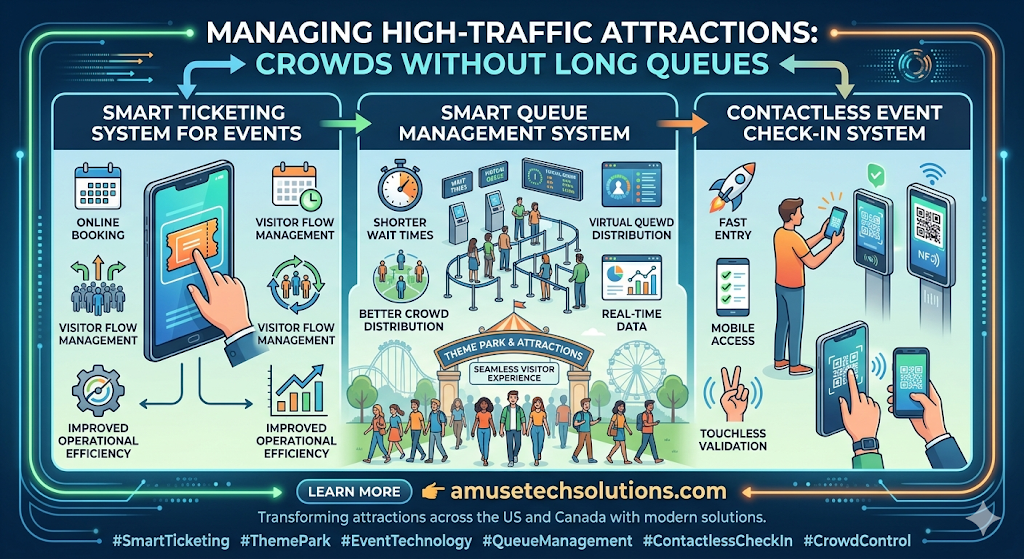 Running a High-Traffic Attraction? How Do You Manage Crowds Without Long Queues?