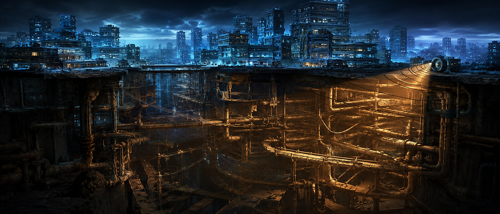 An AI agent navigating the hidden infrastructure beneath a software system