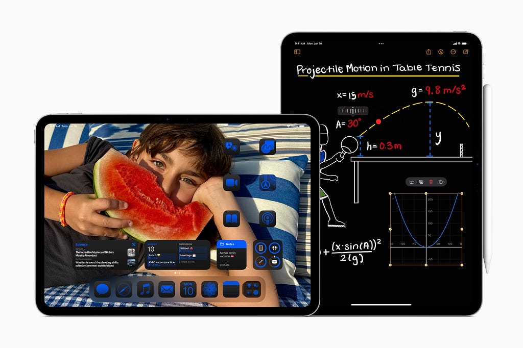 iPadOS 18 takes iPad to the next level with new ways to customise iPad and the introduction of Calculator with Math Notes.