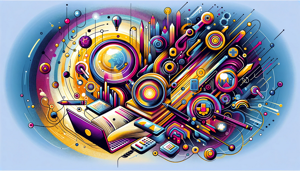 An abstract illustration representing emotional intelligence and soft skills in the workplace. The image uses warm colors like reds, oranges, and yellows. It features a brain and interconnected human figures symbolizing empathy, self-awareness, and teamwork. The composition is balanced and engaging, with interconnected nodes emphasizing collaboration and the dynamic flow of ideas and emotions in a professional setting. The square aspect ratio highlights the key elements equally.