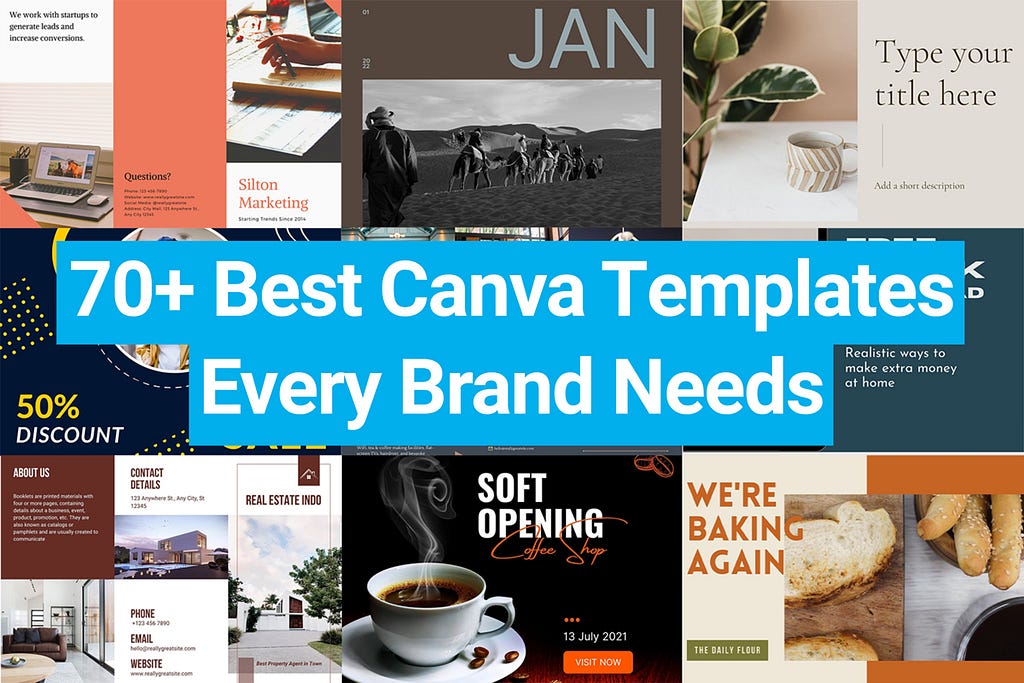70+ Best Canva Templates Every Brand Needs