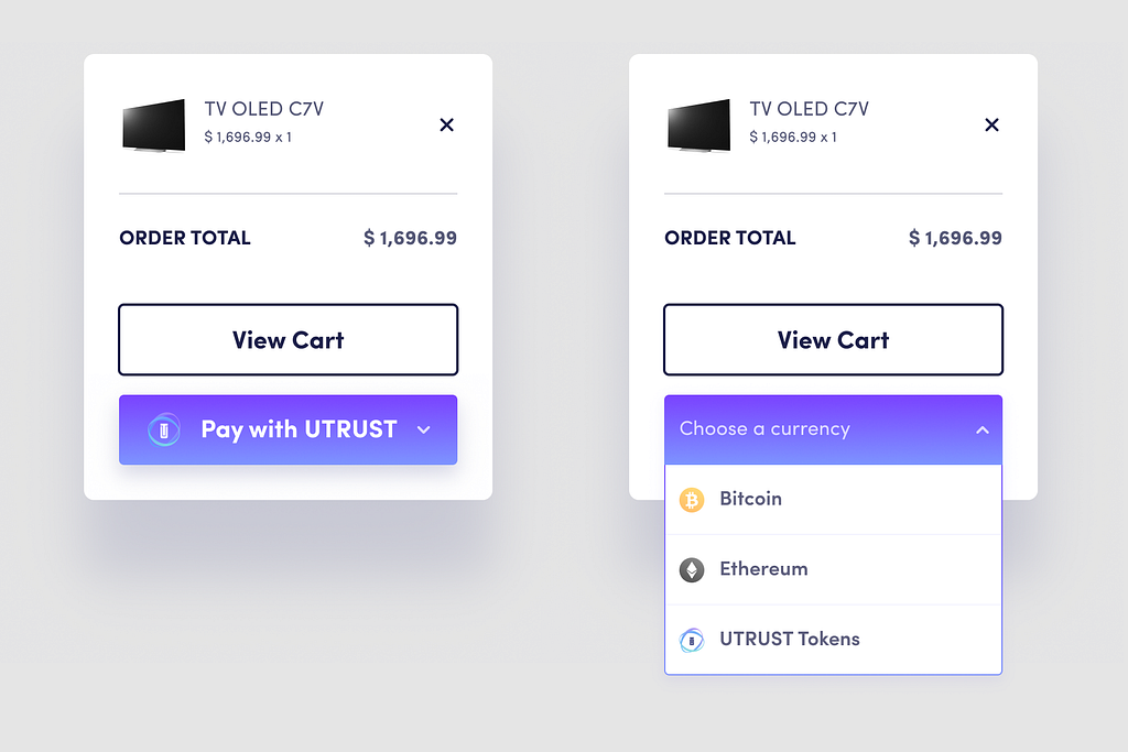 Utrust — product update (april 19, 2018) Utrust — product update (april 19, 2018)