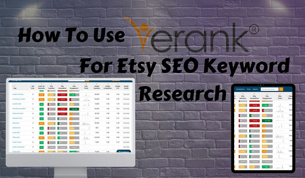 Erank pricing, e-rank etsy seo, how to use erank, SEO etsy