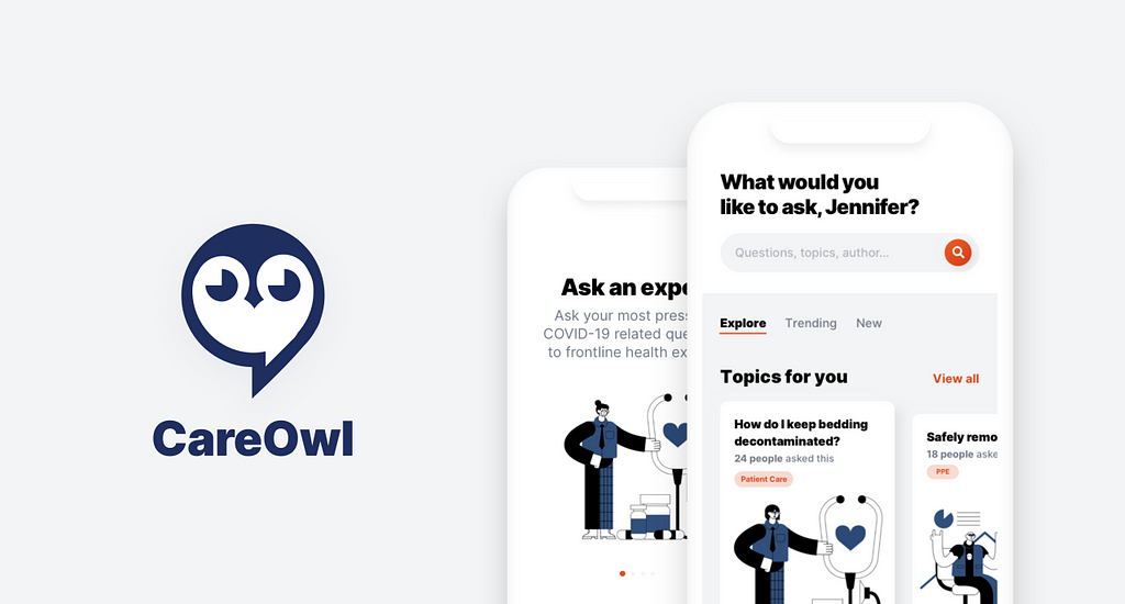CareOwl: Helping frontline health workers in nursing homes & assisted living facilities to better access Covid-19 information