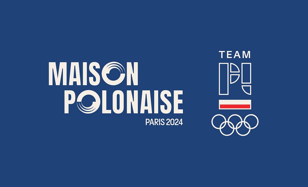 The Poland House / Maison Polonaise logo for Paris 2024.
