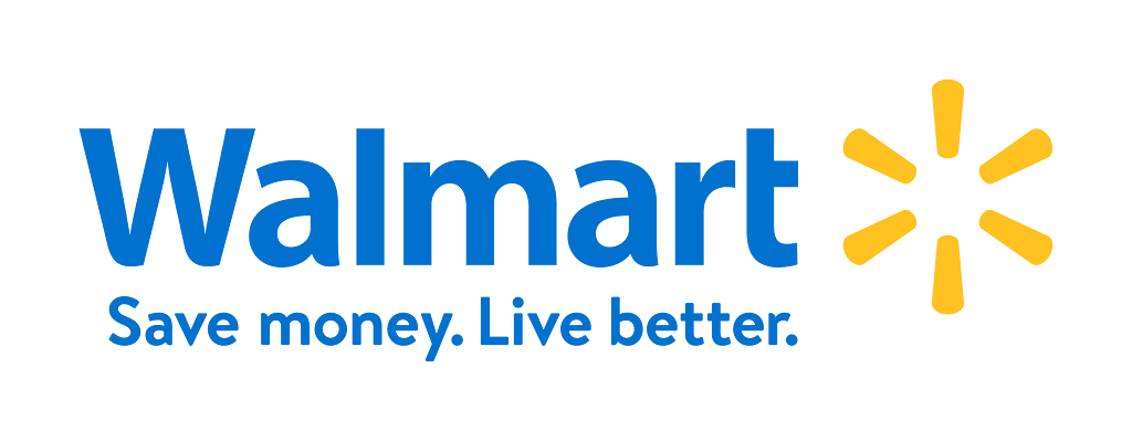 Walmart logo: “Save Money. Live Better”