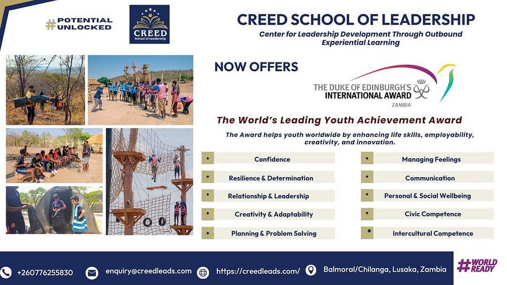 CreedLeads: Premier School of Leadership for Aspiring Leaders | Zambia