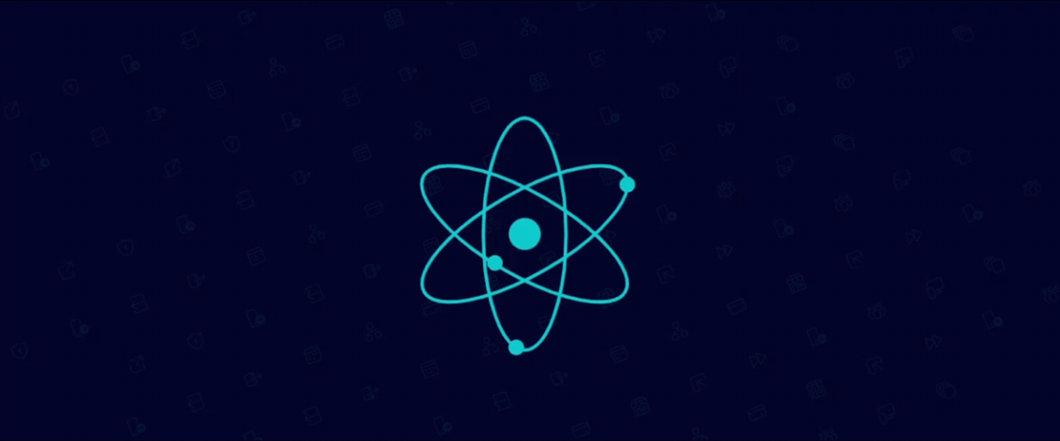 Atom gif used as identification/ branding for Razorpay Discovey
