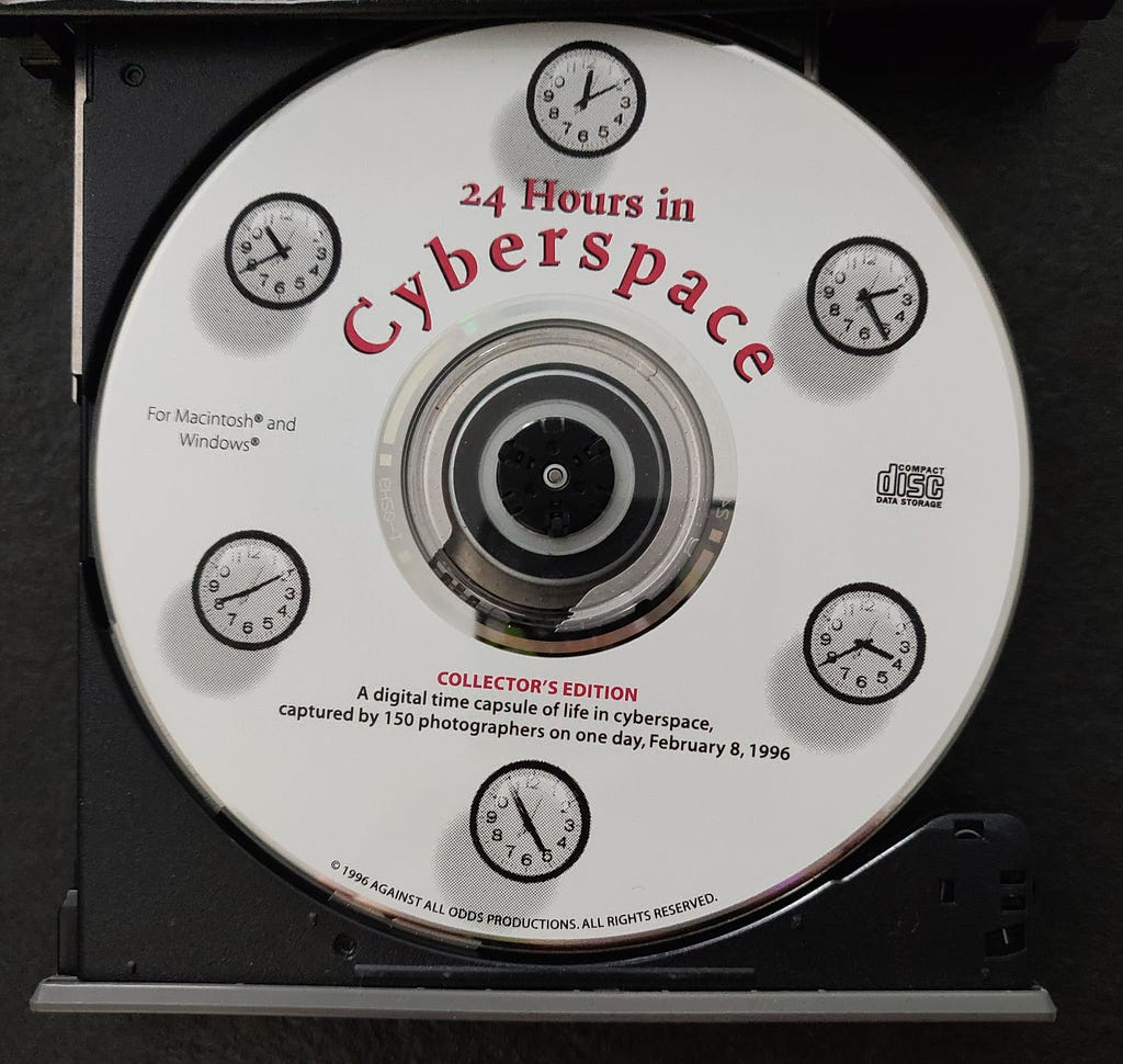 With CD-ROM with text 24 Hours in Cyberspace