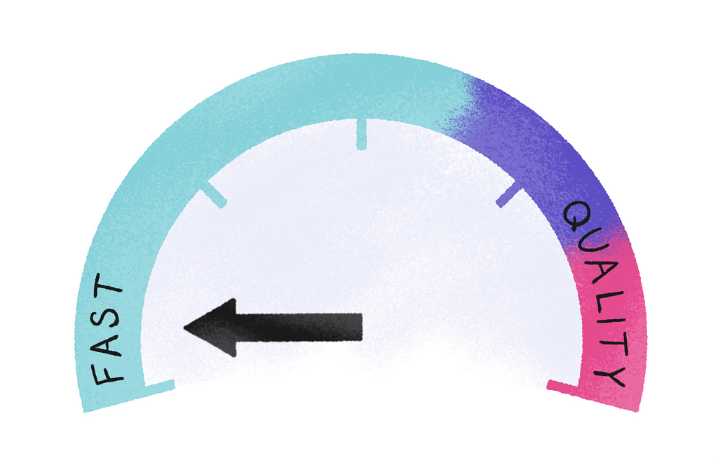 Spectrum pointing toward fast