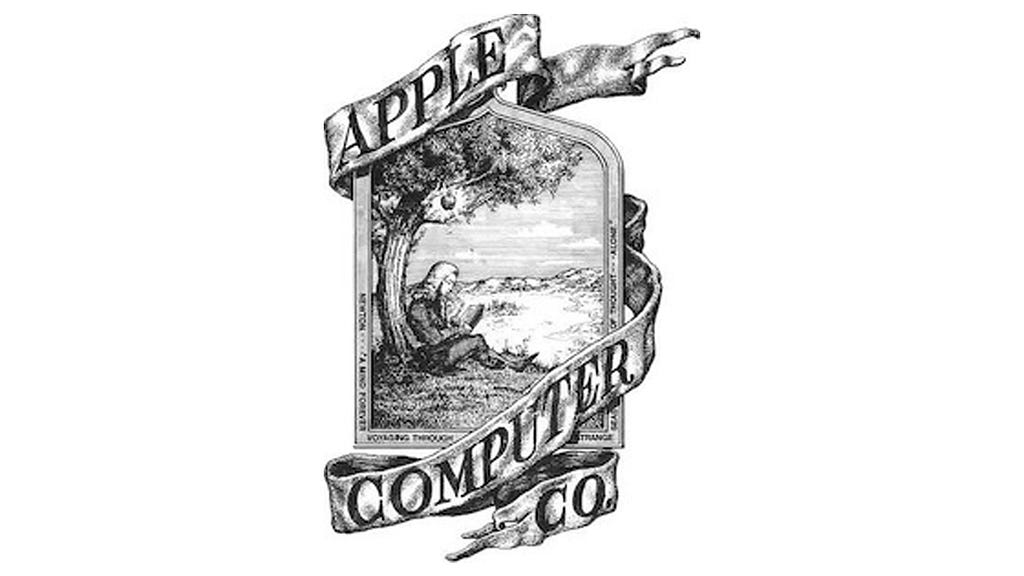 This was the first apple logo