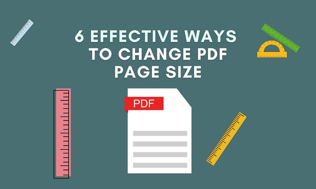 how to change PDF Page Size