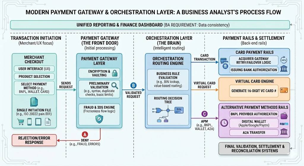What Every Business Analyst Needs to Know About Payment Gateways and Orchestration