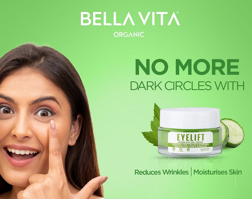 Under Eye cream for Dark circles and wrinkles