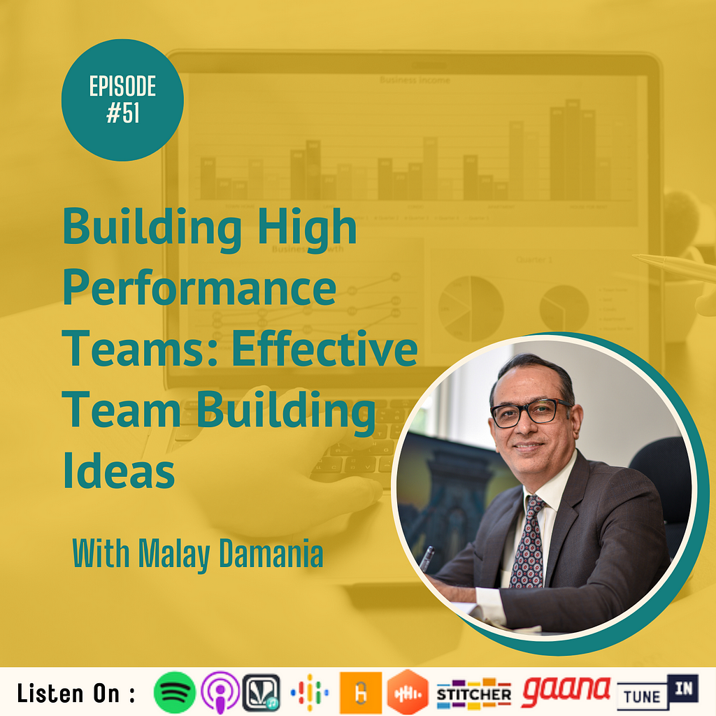 Discover how crafting high performance teams empowers your business to excel. Hosted by Malay Damania, explore the pivotal role of teamwork, from amplifying productivity and sparking innovation to embracing diversity’s enriching perspectives. Propel your organization’s success — tune in now!