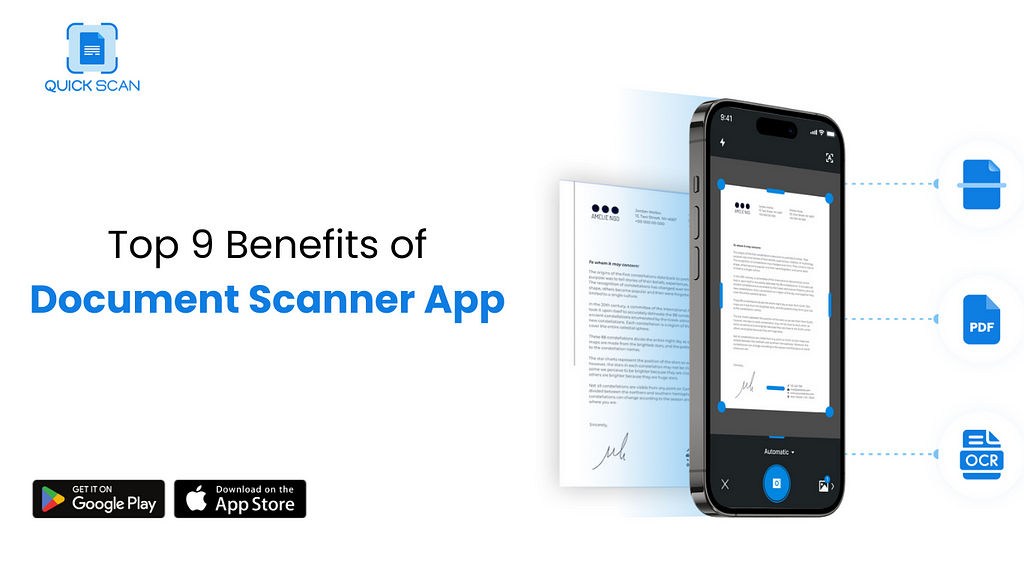 Top 9 Benefits of Document scanner app