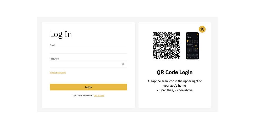 Log In to Your Binance Account