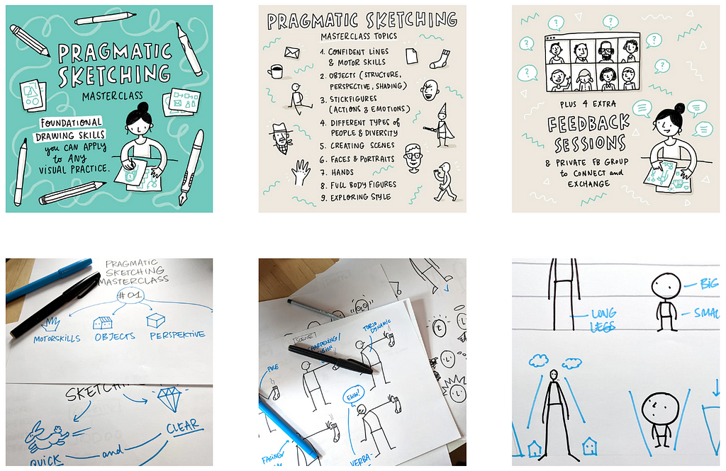 Some images from the Pragmatic Sketching Masterclass