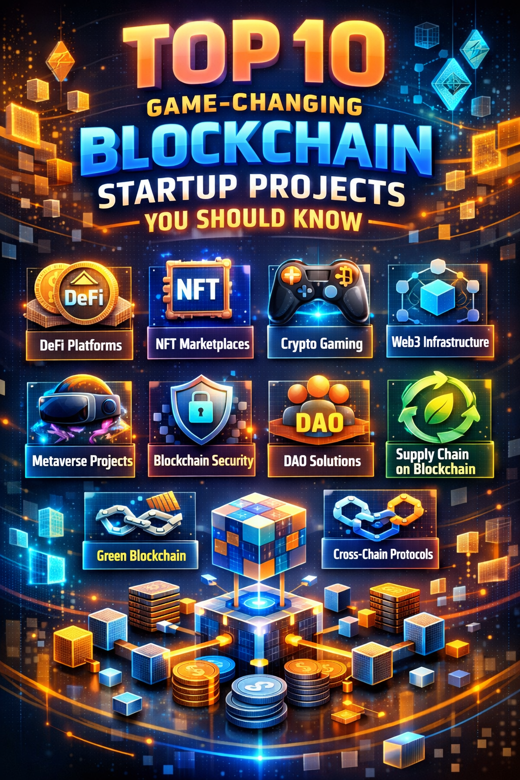 Top 10 Game-Changing Blockchain Startup Projects You Should Know