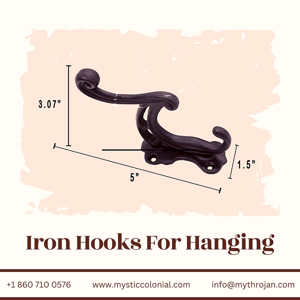 iron hooks for hanging