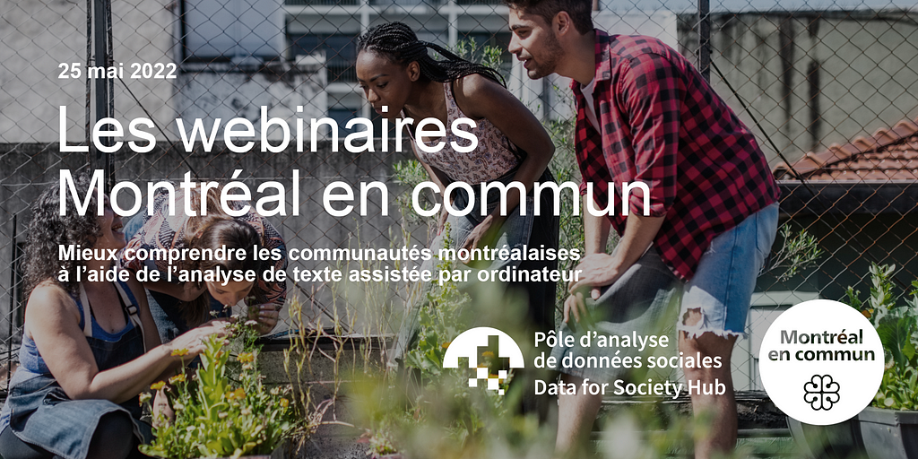 Les webinaires Montréal en commun