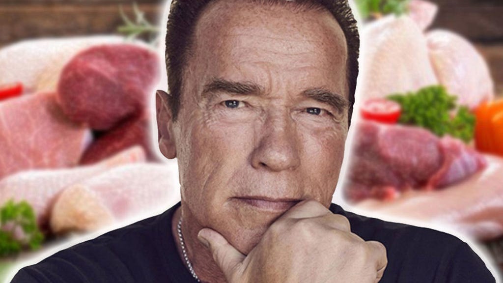 Arnold Schwarzenegger endorses a plant-based diet in The Game Changers.