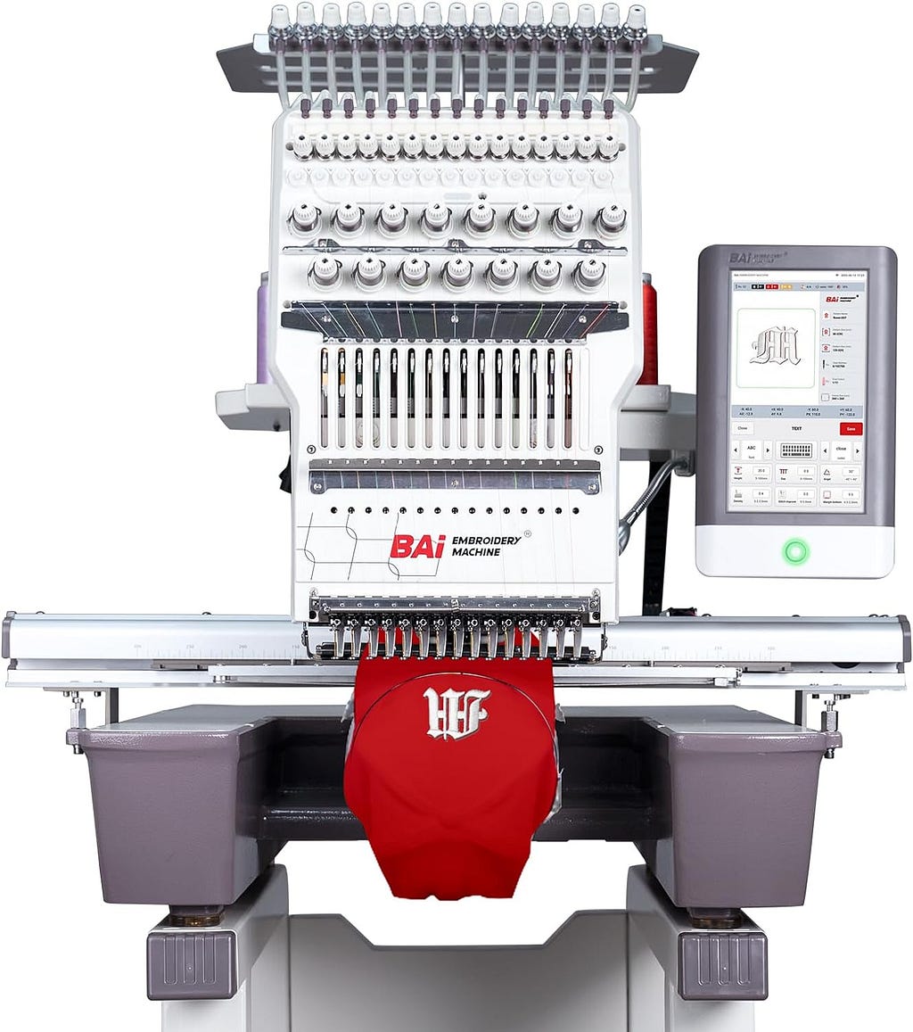 Best Multi-Needle Embroidery Machine for Large Projects: BAI Mirror M22
