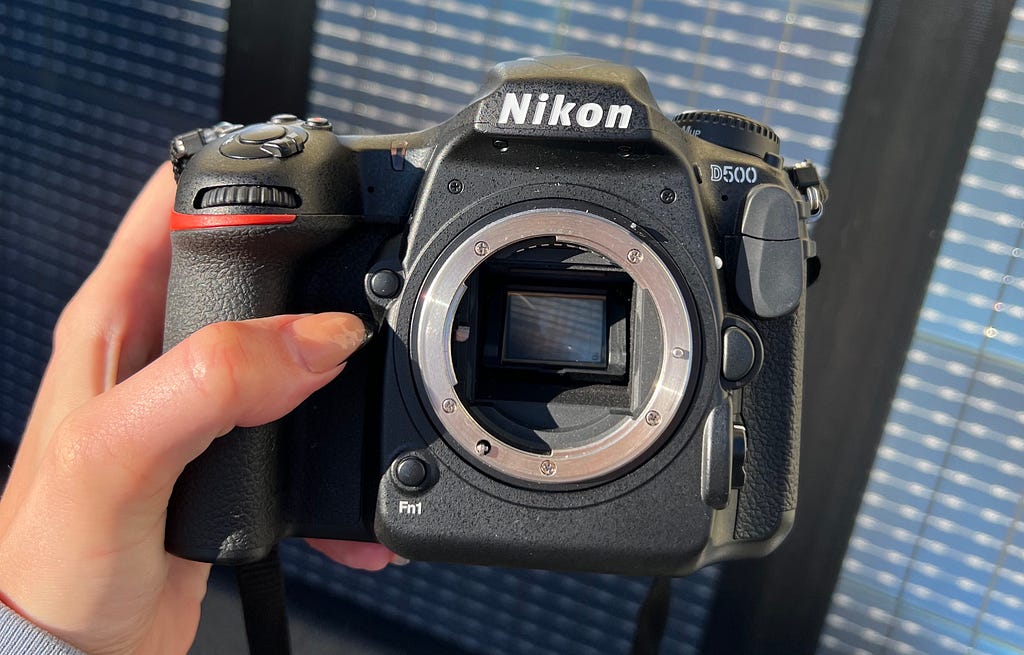 Nikon D500 without the lens