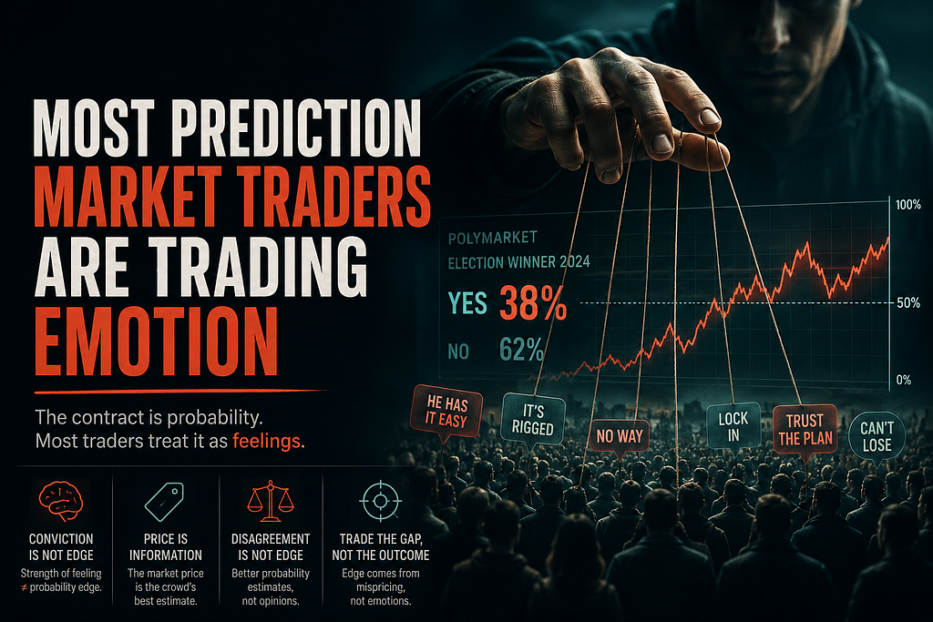 Most Prediction Market Traders Are Trading Emotion