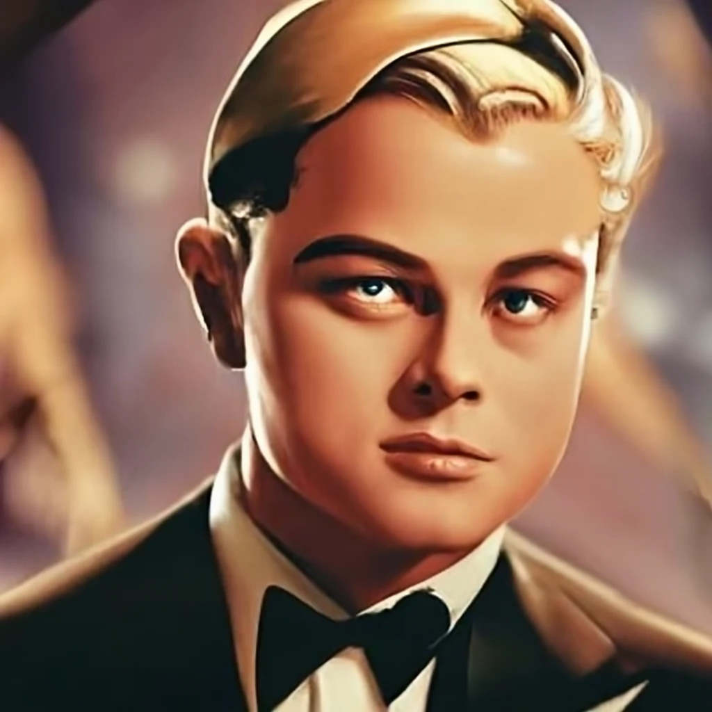 A depiction of the main character in the great gatsby