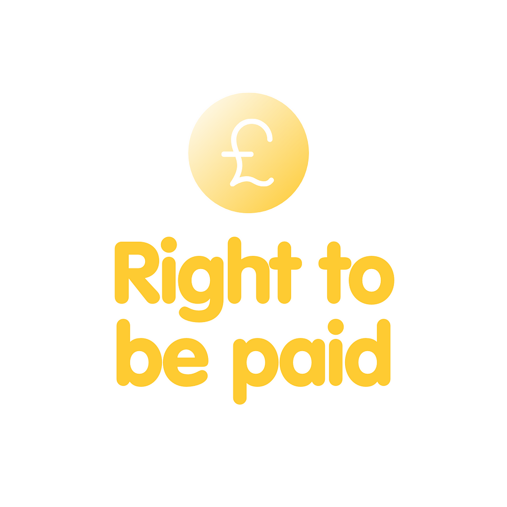Pond Sign — Right to be paid