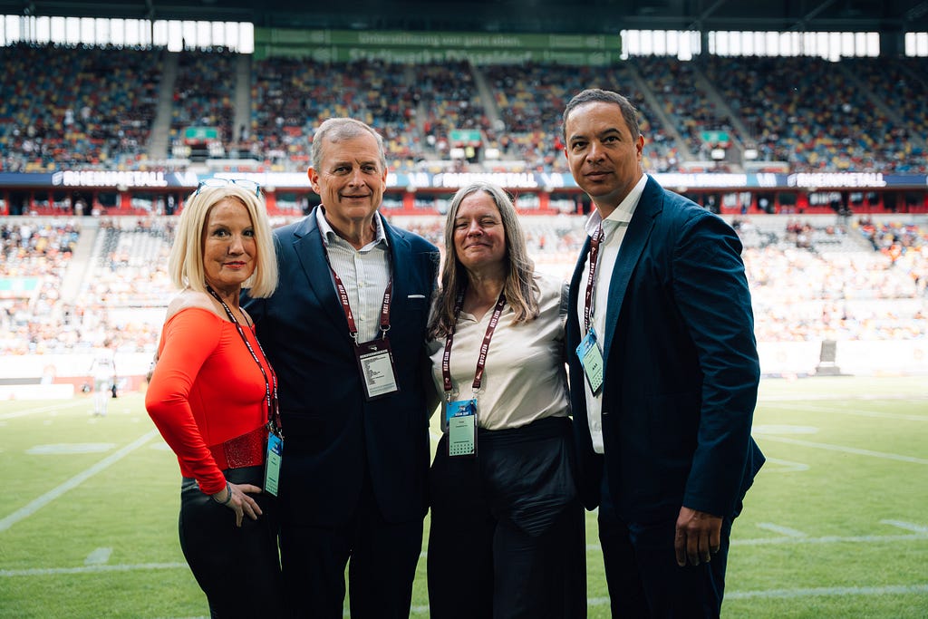 (L to R) Daphne Barak, Joel Nagel, Susan Nagel, Robin Lumsden