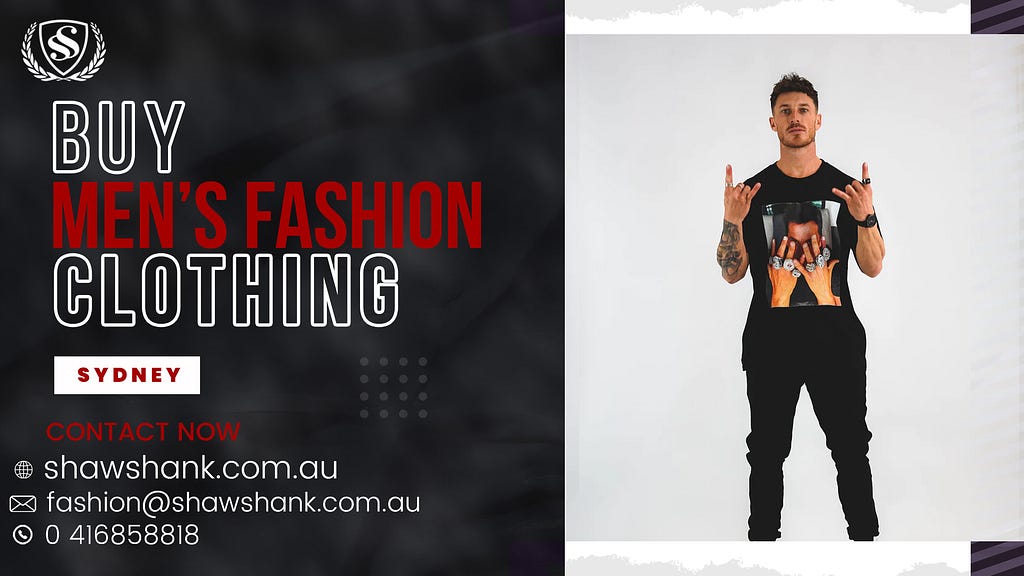Buy men’s fashion clothing Sydney