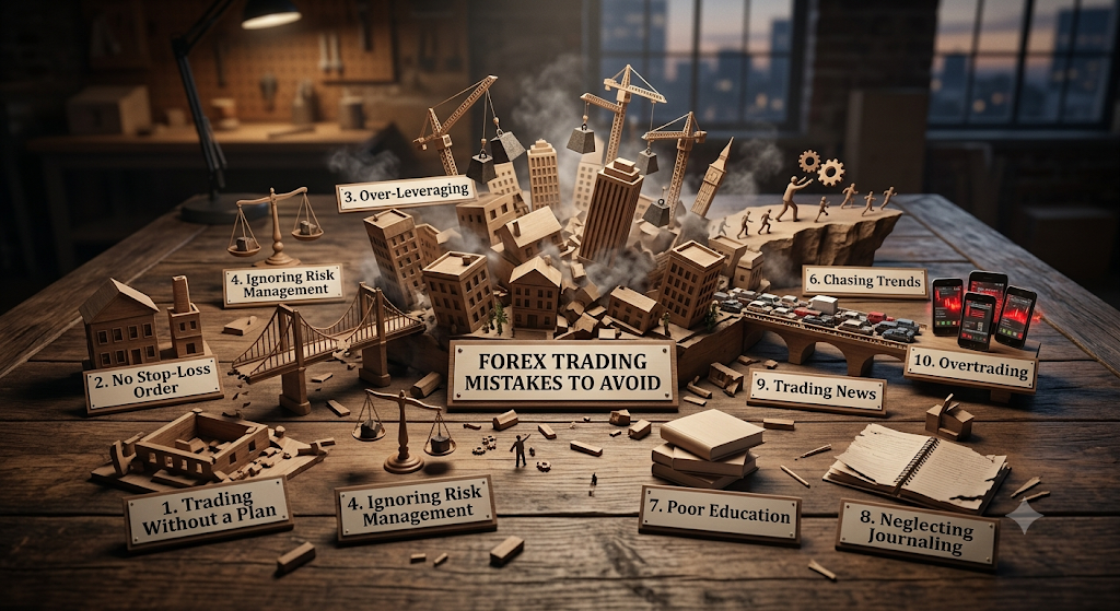 Top 10 Forex Trading Mistakes Beginners Must Avoid