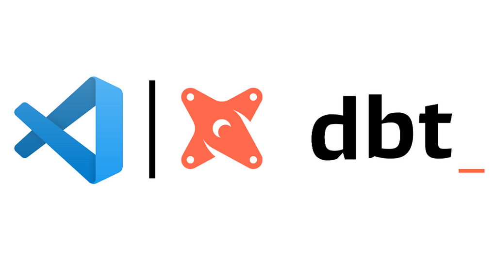 vscode and dbt logos
