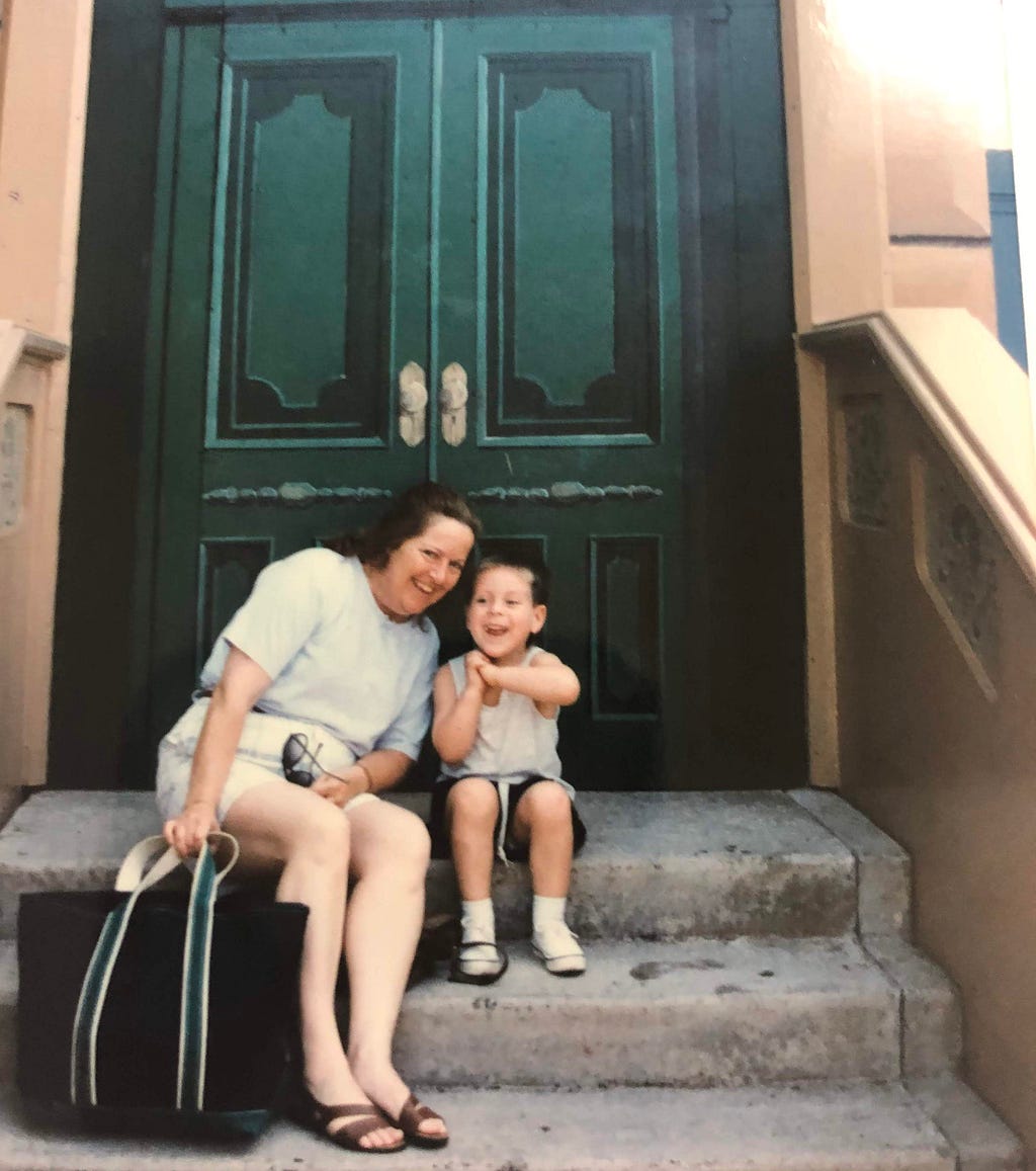 Nana and I, c. 1996