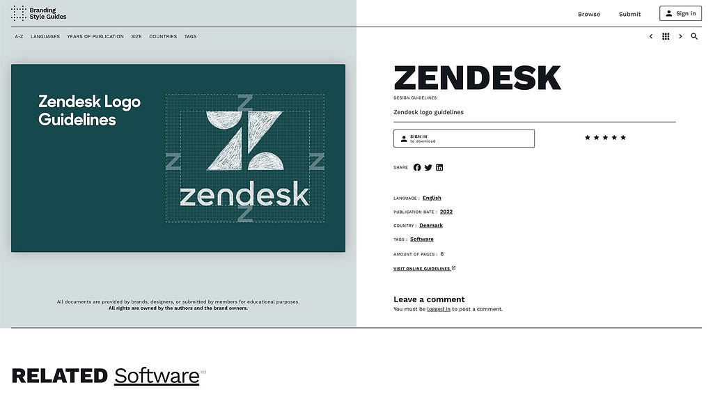 Zendesk Brand Guideline