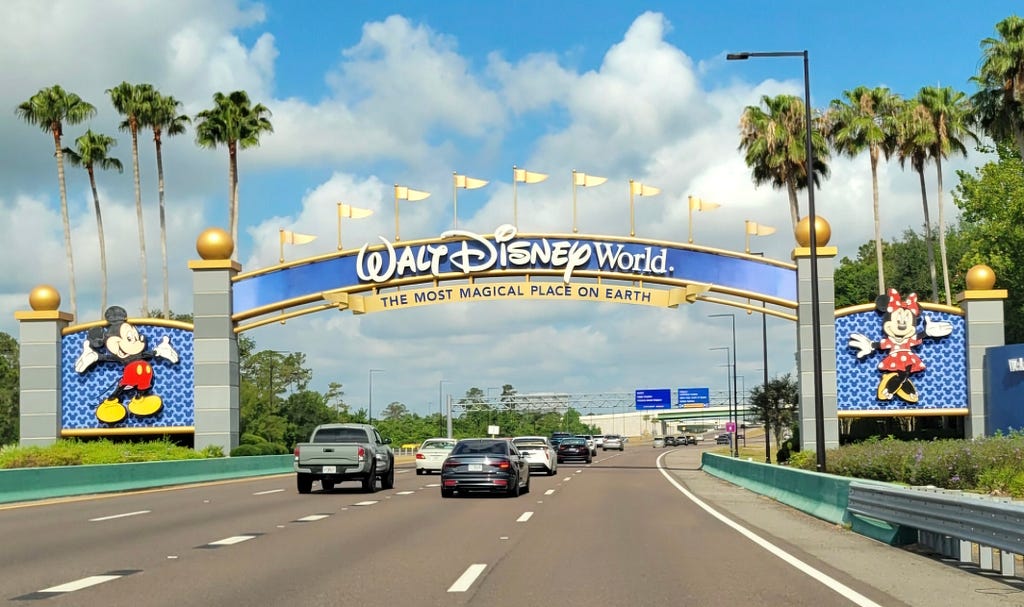 Entrance to Walt Disney World