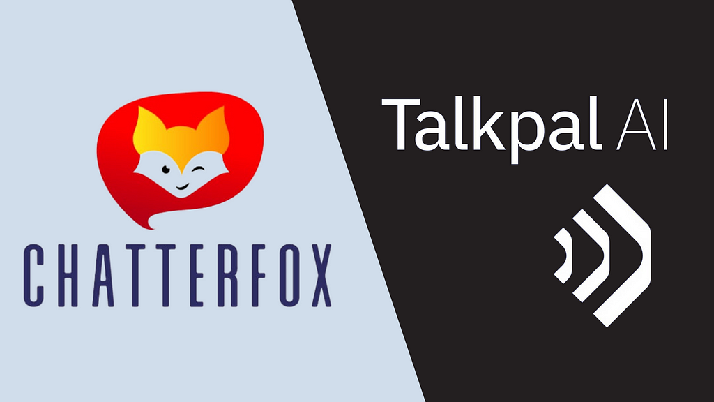 The image include logos of ChatterFox and TalkPal for the article of ChatterFox vs TalkPal.