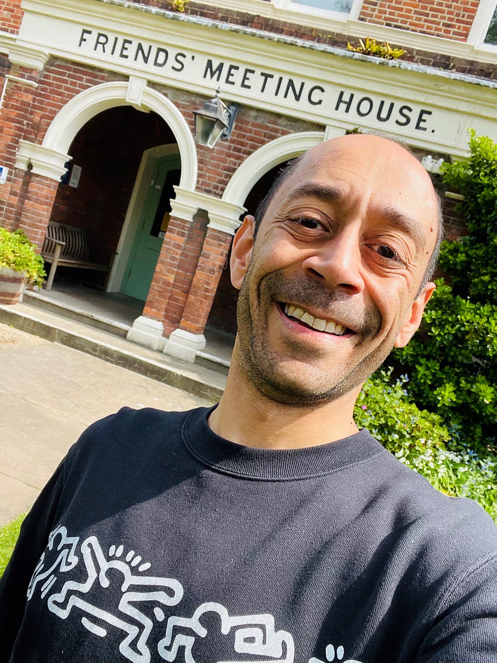 Ant Babajee in Brighton in May 2025