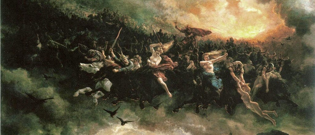 A photo of Peter Nicolai Arbo’s  (1831–1892) The Wueteheer. 1872.