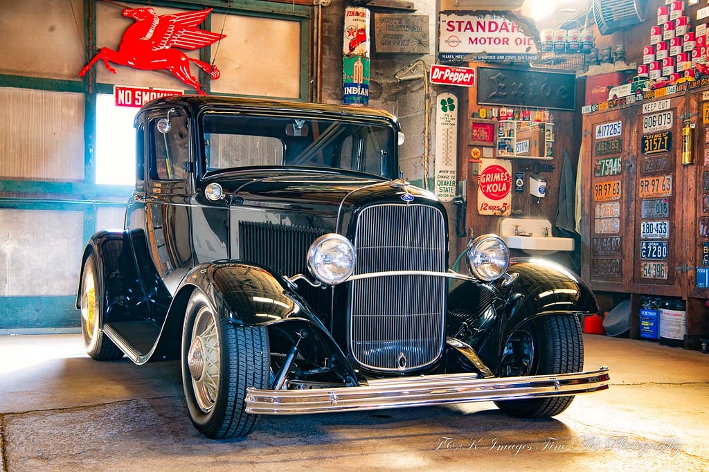 Eastwood’s 1932 Deuce Coupe at The Yarnell Arizona Texaco