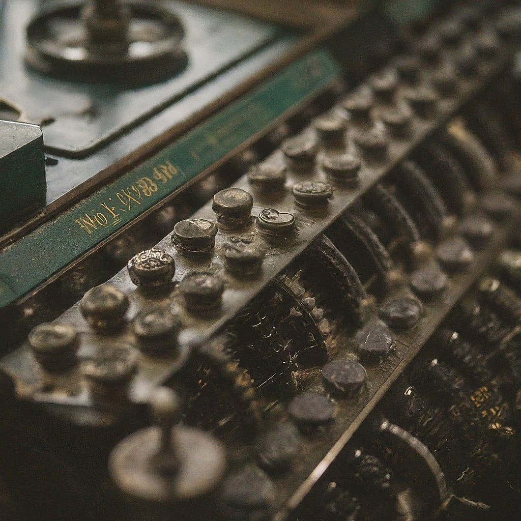 BOMBE Machine created by Alan Turing to crack the Nazi Enigma Code