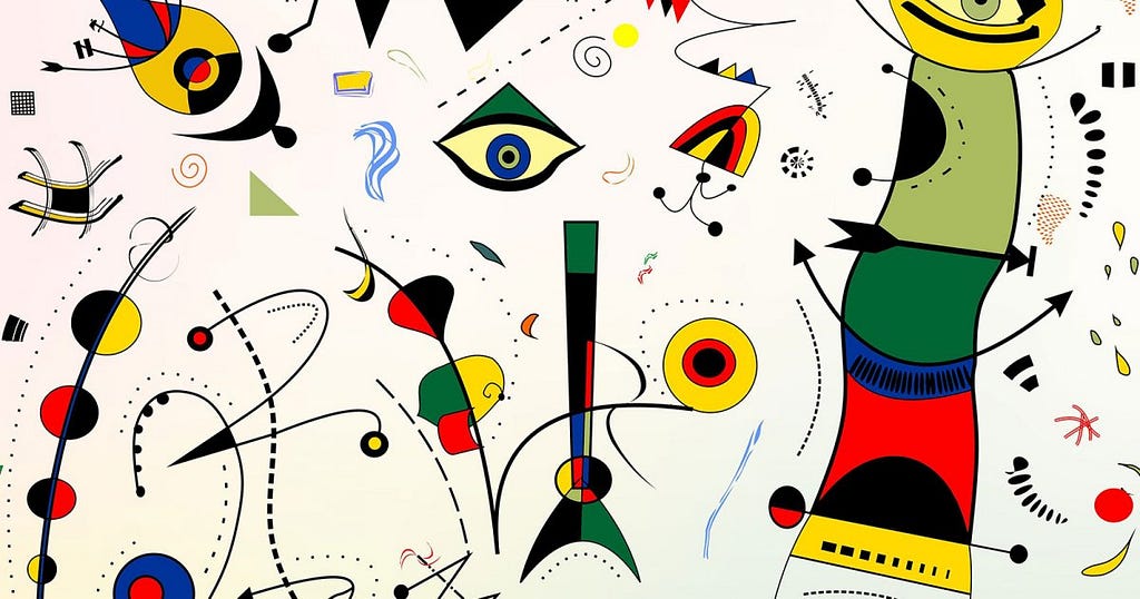 Picture of Joan Miró on the header