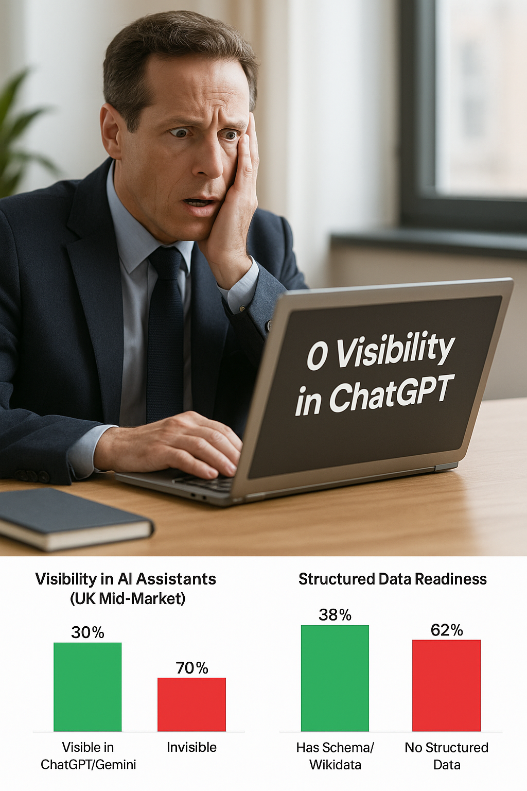 AI Visibility Crisis: 7 in 10 UK Mid‑Market Companies Don’t Appear in ChatGPT Answers